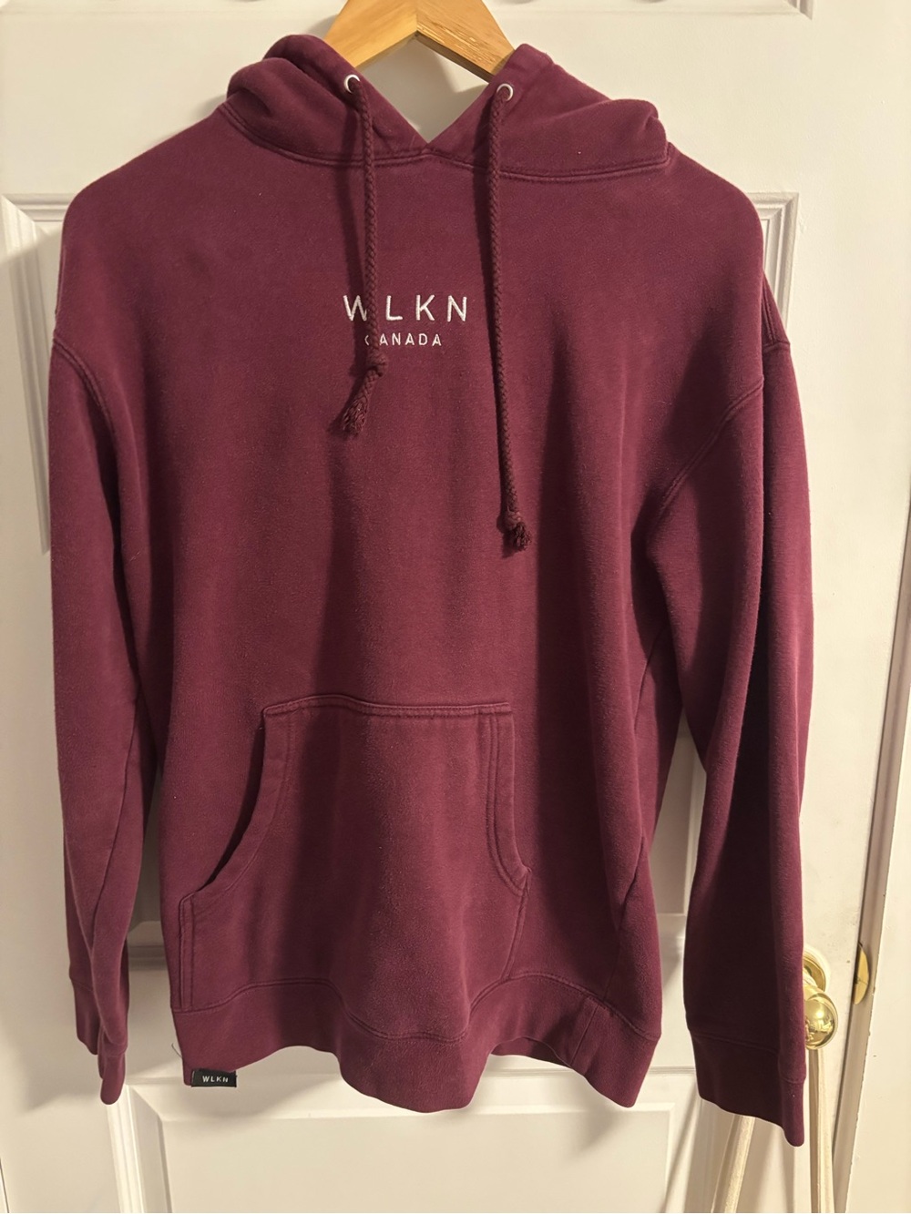 Men's Crewneck Hoodie in Deep Burgundy